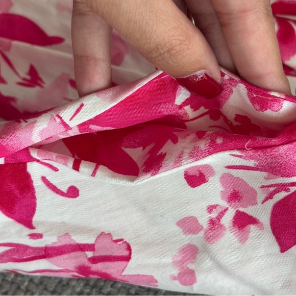 Zara Pink & White Floral A-Line Midi Skirt – Size XS - Picture 12 of 12